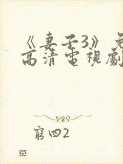 《妻子3》免费高清电视剧完整版封面