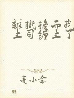 离职后面我被前上司缠上了