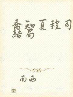 乔知夏程司凛大结局