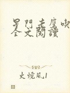 星门老鹰吃小鸡全文阅读