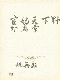 宦妃天下野泉额外篇章