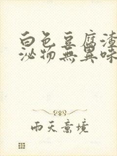 白色豆腐渣状分泌物无异味