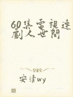 60集电视连续剧人世间