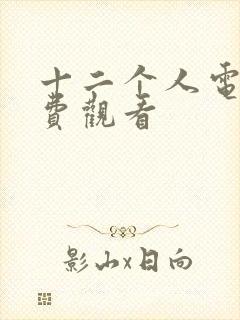 十二个人电影免费观看