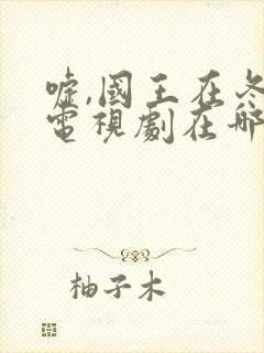 嘘,国王在冬眠电视剧在哪免费看