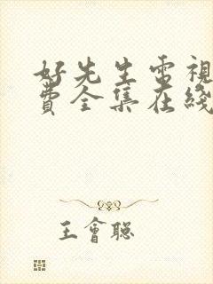 好先生电视剧免费全集在线观看