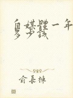 自媒体一年能赚多少钱