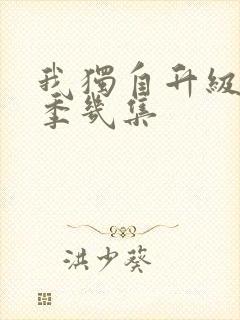 我独自升级第二季几集