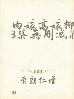 肉嫁高嫁柳嫁家3集无删减版