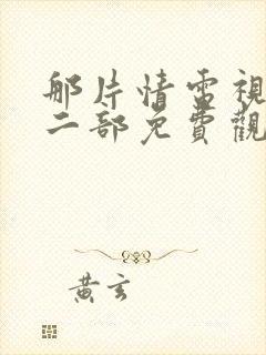 那片情电视剧第二部免费观看