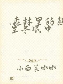 .森林里的熊先生冬眠中