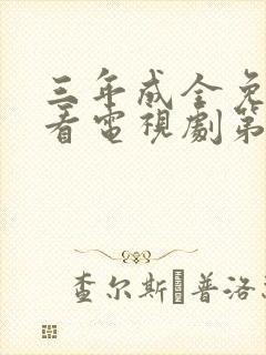 三年成全免费观看电视剧第8集