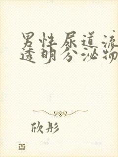 男性尿道流出来透明分泌物怎么回事封面