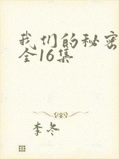 我们的秘密泰剧全16集封面