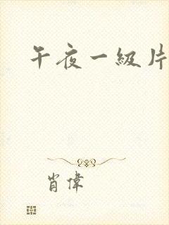 午夜一级片国产