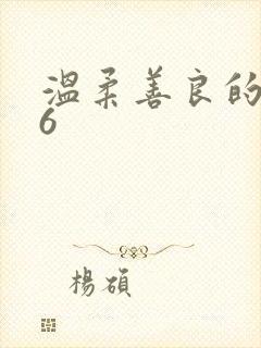 温柔善良的嫂子6