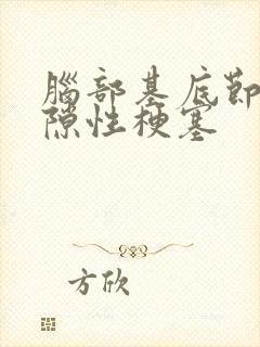 脑部基底节区腔隙性梗塞