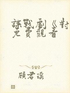 谍战剧《对手》免费观看