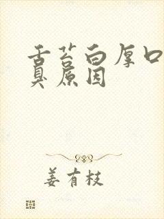 舌苔白厚口苦口臭原因