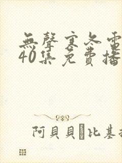 无声寒冬电视剧40集免费播放在线观看