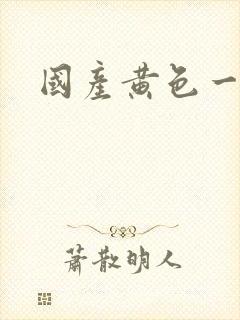 国产黄色一级片