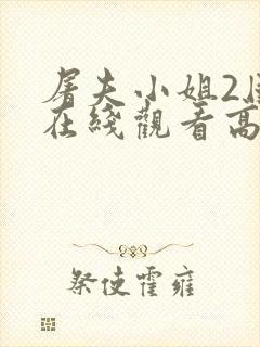 屠夫小姐2国语在线观看高清