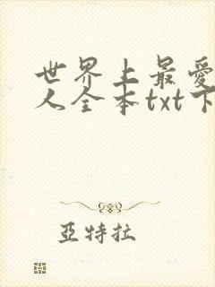 世界上最爱我的人全本txt下载