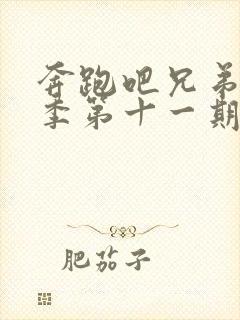 奔跑吧兄弟第四季第十一期完整版