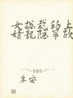 女总裁的上门龙婿龙隐宁欣封面