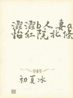 涩涩b人妻av怡红院北条麻妃