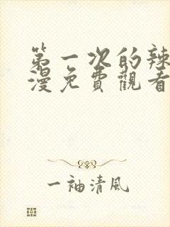 第一次的辣妹动漫免费观看完整版封面