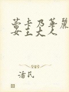 蕾卡乃华丽我的女王大人