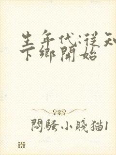 生年代:从知青下乡开始