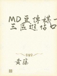 MD豆传媒一二三区进站口