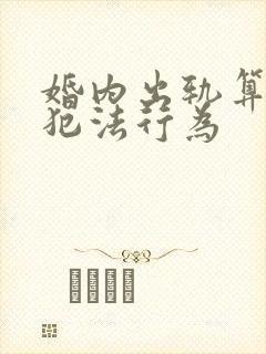 婚内出轨算不算犯法行为