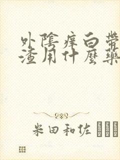 外阴痒白带豆腐渣用什么药好