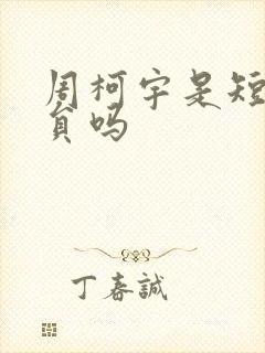 周柯宇是短剧演员吗