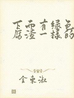 下面有绿色像豆腐渣一样的分泌物封面