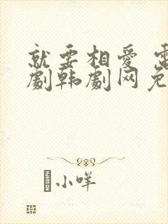 就要相爱 电视剧韩剧网免费观看