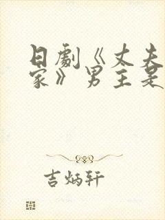 日剧《丈夫不在家》男主是谁封面