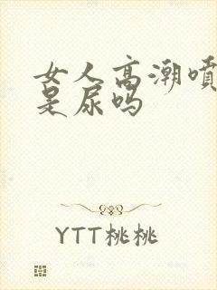 女人高潮喷的水是尿吗封面