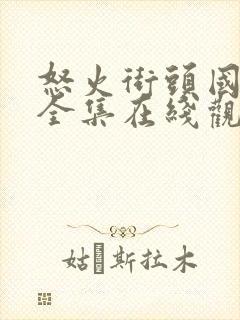 怒火街头国语版全集在线观看