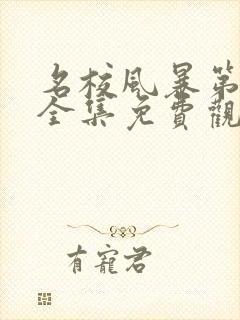 名校风暴第一季全集免费观看封面