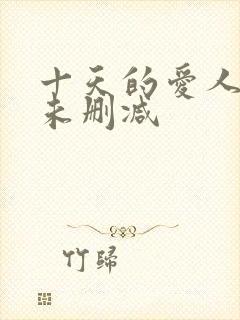 十天的爱人韩国未删减封面