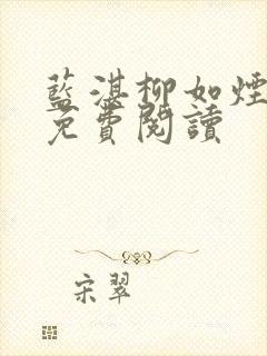 蓝湛柳如烟小说免费阅读封面