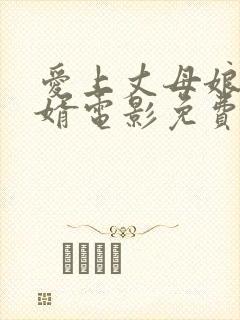 爱上丈母娘的女婿电影免费观看