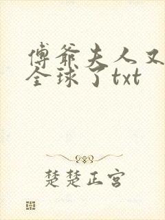 傅爷夫人又惊艳全球了txt