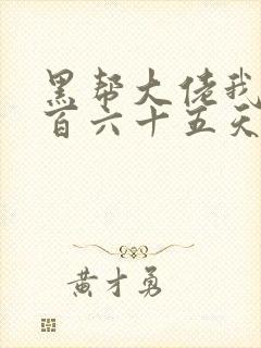 黑帮大佬我的三百六十五天