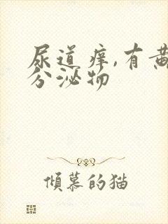 尿道痒,有黄色分泌物