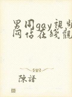 男同gay视频网站在线观看